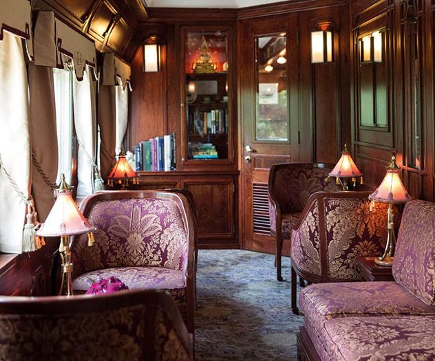 El salón del tren Eastern &amp; Oriental Express