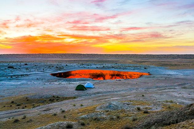 Pozo de Darvaza, Turkmenistán