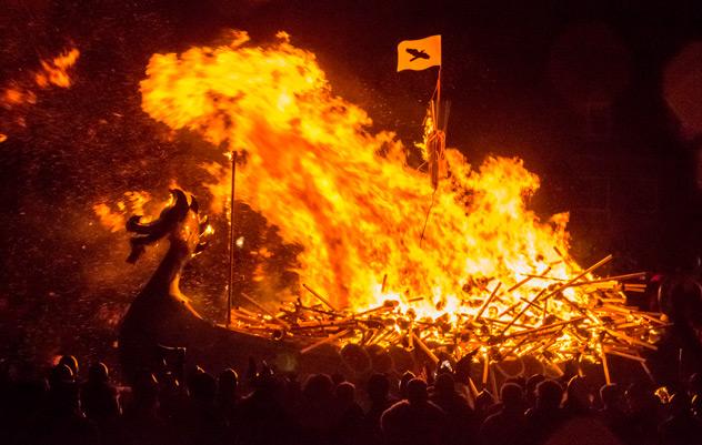 Festival vikingo Up Helly Aa